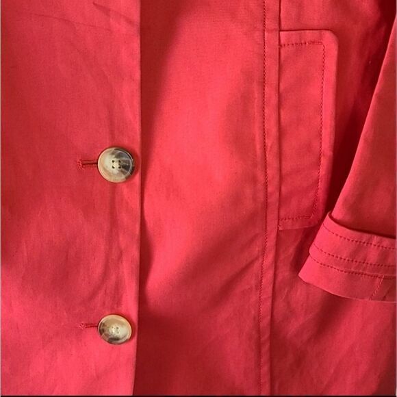 Old Navy Coral Trench Coat Small - Picture 5 of 7